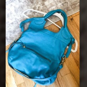 Foley + Corinna tote Purse (vegan leather) - Aqua